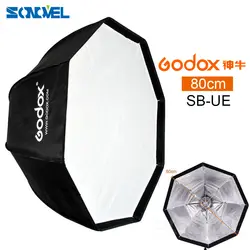 Godox 80 см Портативный восьмиугольная Зонт Софтбоксы SB-Ue 80 см/31.5in с Bowens крепление для вспышки Speedlite