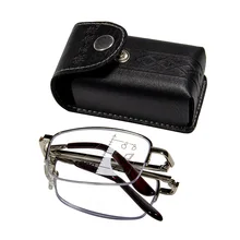 Унисекс Складные прогрессивные мульти-фокусные очки для чтения синий свет блокирующие металлические пресбиопические очки подарок для родителей