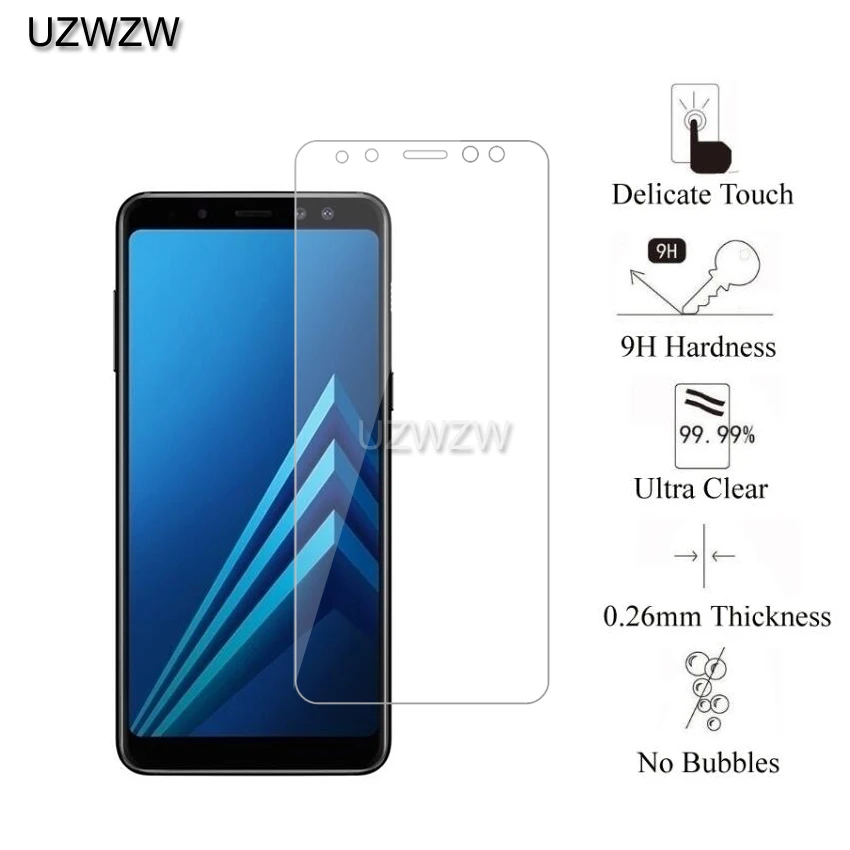 Закаленное стекло для Samsung Galaxy A8 2018 / Plus защита экрана Защитная пленка
