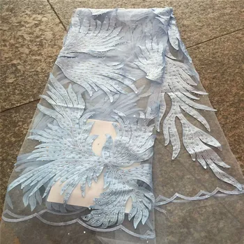 

Cassiel African Beautiful Embroidered Lace Fabric For Wedding Dress 2019 Latest Nigeria African Tulle Lace Fabric With Stones