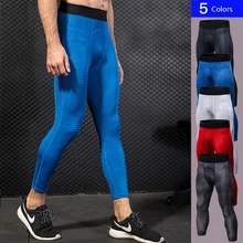 Для мужчин спортивный до середины икры Длина Брюки Бег Фитнес тренажерный зал Велоспорт Баскетбол Штаны для бейсбола тренировки быстросохнущая Плотные брюки для Для мужчин