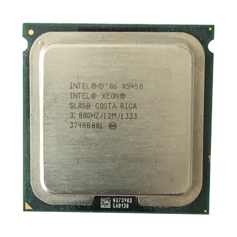 الأصلي إنتل زيون X5450 CPU رباعية النواة الخادم معالج وحدة المعالجة المركزية 3.0G/LGA771-775/12 MB يعمل على LGA775 اللوحة إرسال الشحن محول الأصلي إنتل زيون X5450 CPU رباعية النواة الخادم معالج وحدة المعالجة المركزية 3.0G/LGA771-775/12 MB يعمل على LGA775 اللوحة إرسال الشحن محول