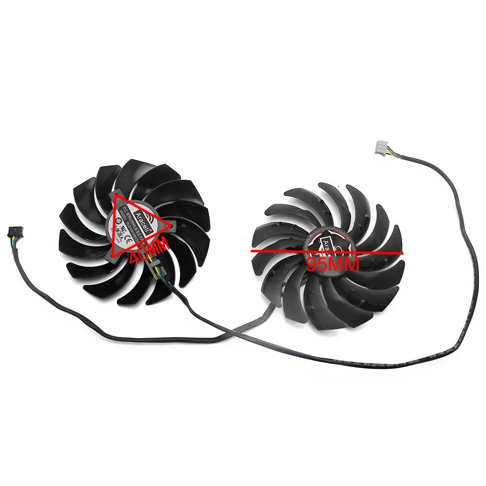 95 мм PLD10010B12HH RTX2070 X-8G вентилятор кулера для MSI RTX 2070 GAMING Z Card Fan