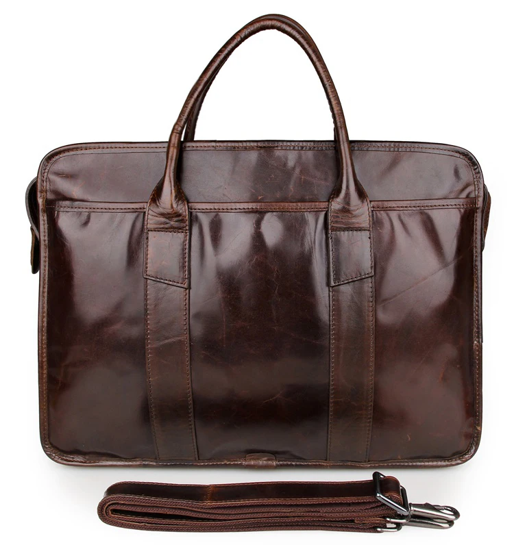 J.M.D Новое поступление из натуральной кожи простой дизайн портфель Мужская модная сумка для ноутбука Бизнес Сумка через плечо 7321