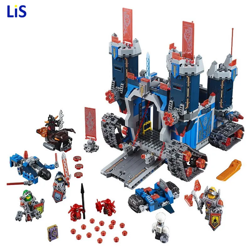 

Compatible With Legoing NEXO KNIGHTS 70317 14006 Building Blocks THE FORTREX Castle Model Bricks Set Kids Educational Toys