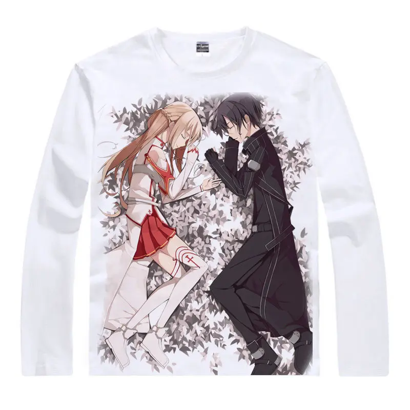 Ordinal Scale OS T Shirt Kirigaya Kazuto Shirt Cool Long sleeves t