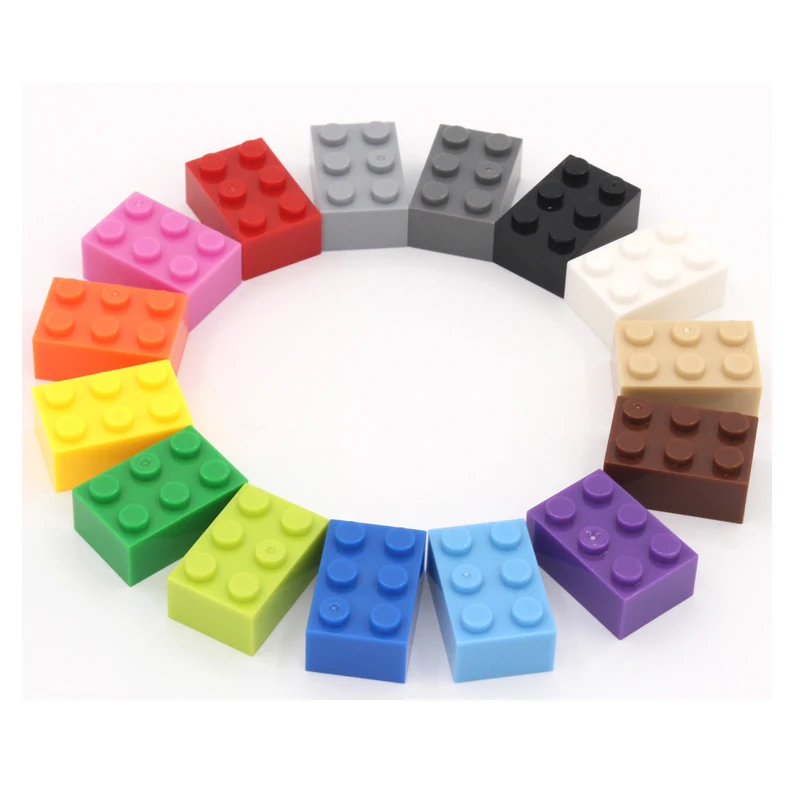 100pcs building blocks 2�3 brick parts Compatible with known brand Scenario building Early education training toys for children