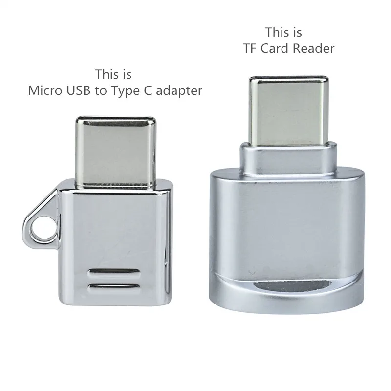 Тип usb C адаптер 3 упак., USB C на Micro USB Преобразование разъем с брелок для samsung Galaxy S8 Новый Macbook Pixe