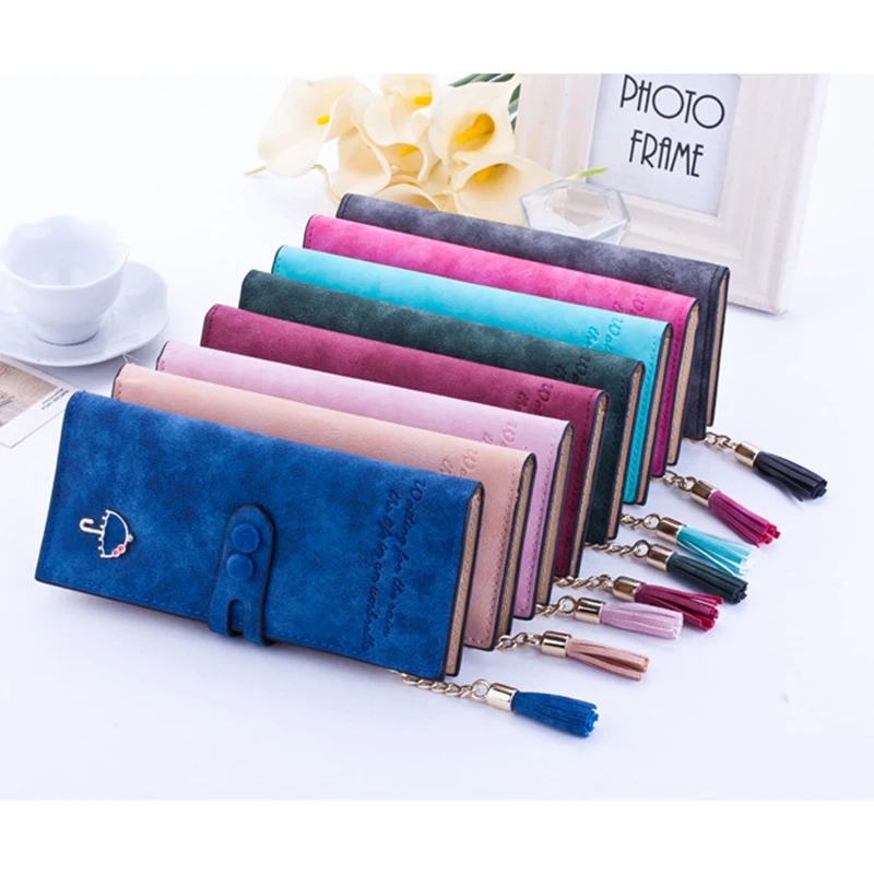 

Oeak Women Wallets Letters Umbrella Deco Credit Wallet Women Clutch PU Leather Money Long Lady Coin Purse Portfel Damski