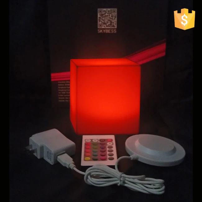 Christmas Deco IP65 D10cm led party decors led samll cube free shipping 10pcs/Lot