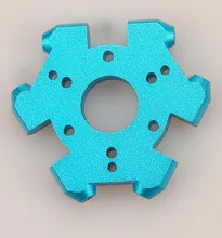 Horizon Elephant Kossel metal effector for DIY 3d printer all metal effector for delta 16 holes aluminum alloy colorful