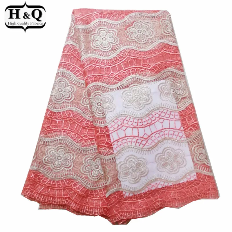 

Fashion Design French Tulle Lace 2019 Nigerian Guipure Lace With Super Quality African Net Lace Fabric 5 Yards/Piece For Wedding