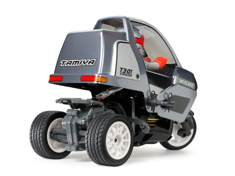 Радиоуправляемый мотороллер Tamiya для езды на мотоцикле с тройным колесом и