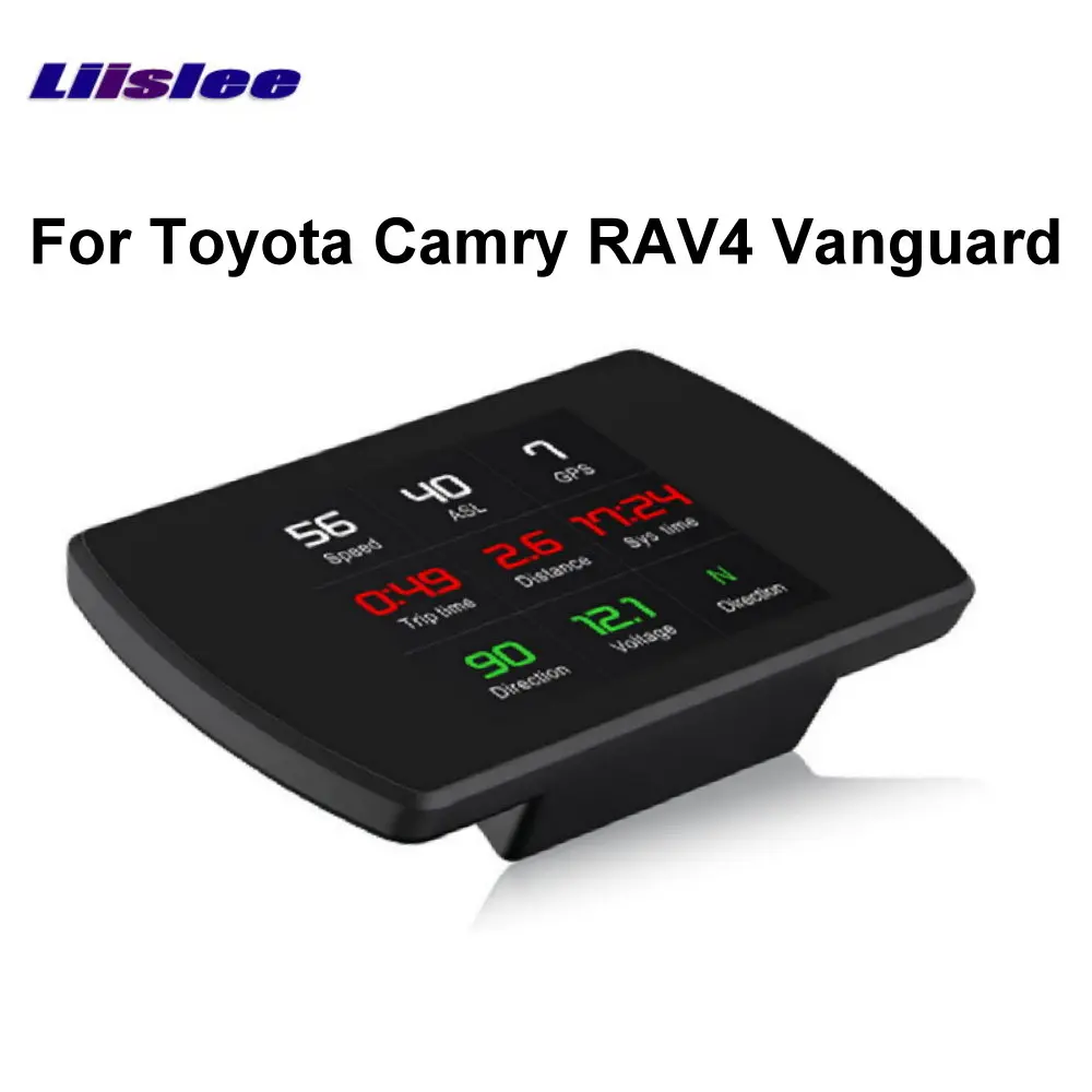 

Liislee For Toyota Camry RAV4 Vanguard GPS Car HUD Head Up Display On-board Computer OBD OBD2 digital speedometer Car Projection