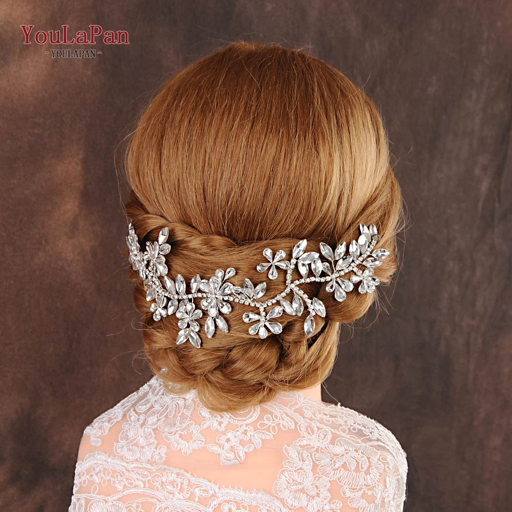 

YouLaPan HP239 Bride hair accessories crystal for women Tiaras headpiece Wedding Hair vine Rhinestone Accessories for bride