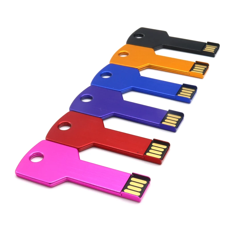 

Mini USB Flash Drive 8GB 16GB 32GB Memory Stick USB2.0 Flash Drive 64GB External Storage Metal Pendrive With Custom LOGO