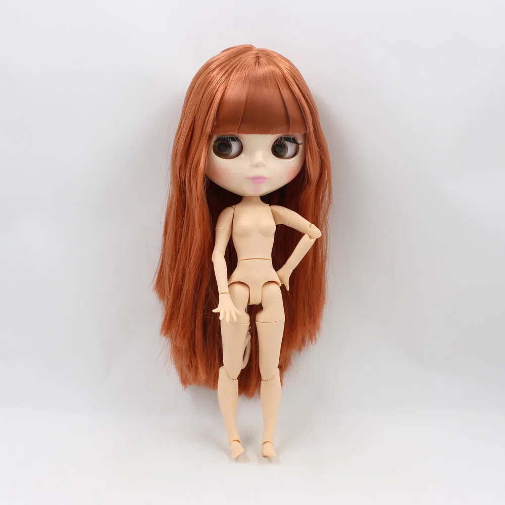 Шарнирные куклы ICY DBS Blyth фабрика шарнирных кукол BL0484 темные коричневые волосы с