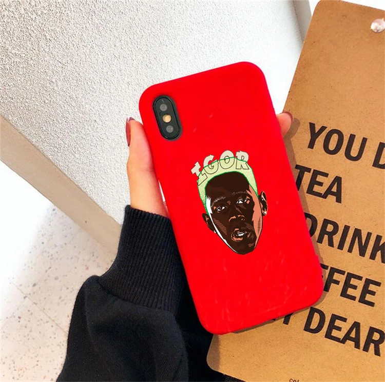 Tyler, The Creator- IGOR Colored soft silicone phone case for iphone 6 6s 6plus 7 7plus 8 8plus XR XS XSMAX 11 pro