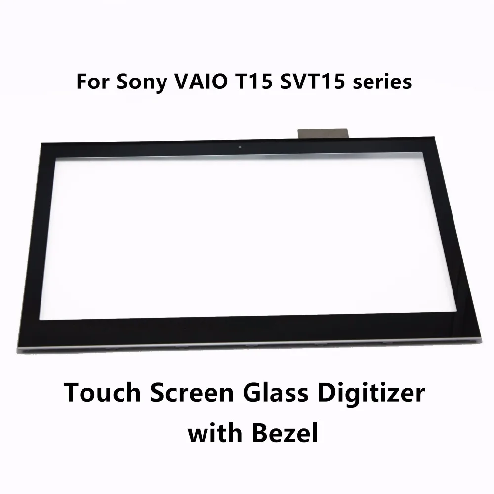 Сенсорный экран дигитайзер ЖК-дисплей в сборе + рамка для Sony VAIO T15 SVT15 серии SVT1511M1R