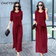 Новое летнее Стильное женское платье, Vestido, плюс размер, асимметричный бант, тонкое длинное шифоновое платье для женщин, большое цельное