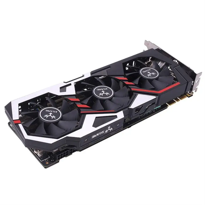 Красочная видеокарта iGame GTX 1070Ti Vulcan U Top 1607/1683 MHz 8G 256bit I3P5 M0328| |