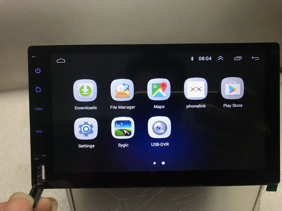Cheap BYNCG 2Din Android 8.1 Car Radio Stereo Multimedia Play GPS Navigation Wifi Bluetooth USB AUX Autoradio FM Audio car DVD Player 4