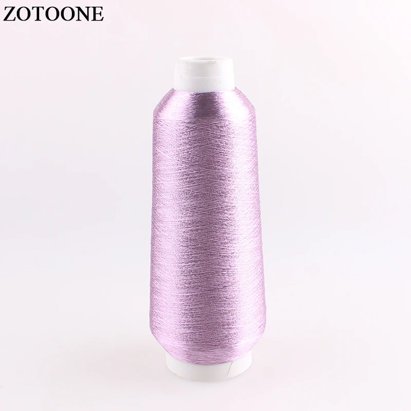 

ZOTOONE 3500M Light Purple Computer Cross-stitch Yarn Woven Embroidery Sewing Machines DMC Thread For Beads Textile Metallic D