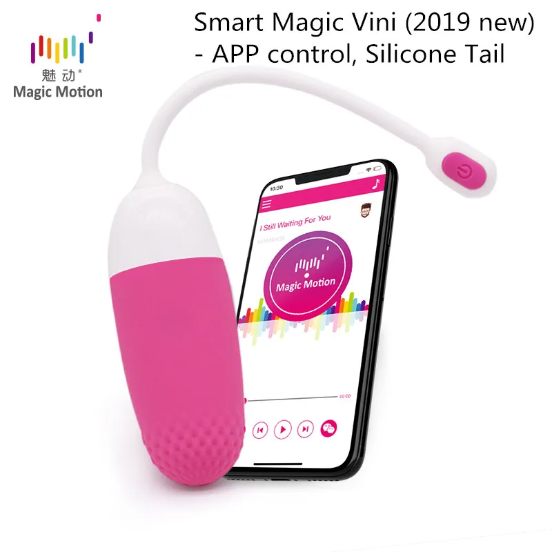 Умный мини Стимулятор клитора серии Magic Motion вибрирующие прыжные яйца управление