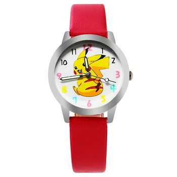 

2019 Cartoon Watches Kid Girls Leather Straps Wristwatch Children cartoon pictures Quartz Watch Cute Clock Montre Enfant boy