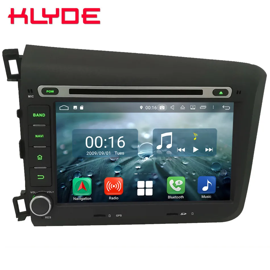 

8" IPS Octa Core 4G WIFI Android 8.1 4GB RAM 64GB ROM RDS BT FM Car DVD Multimedia Player Radio Stereo For Honda Civic 2011-2015