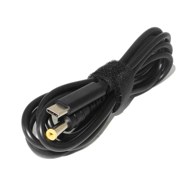 

USB 3.1 Type C Male to DC 5.5X2.5mm Male Power Charge Adapter Connector Extension Cable for Lenovo Asus Laptop Charger Adapter