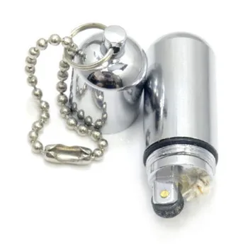 

Banggood Small Lighter Fluid Oil Metal Cigar Cigarette Flint Flame Mini Kerosene Lighter with Keyring