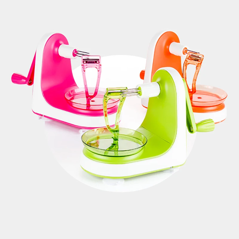 

New Novelty Manual Apples Peeler Multifunctional Fruits Orange Peeler Peeling Machine Pear Parer Kitchen Accessories 2 Colors