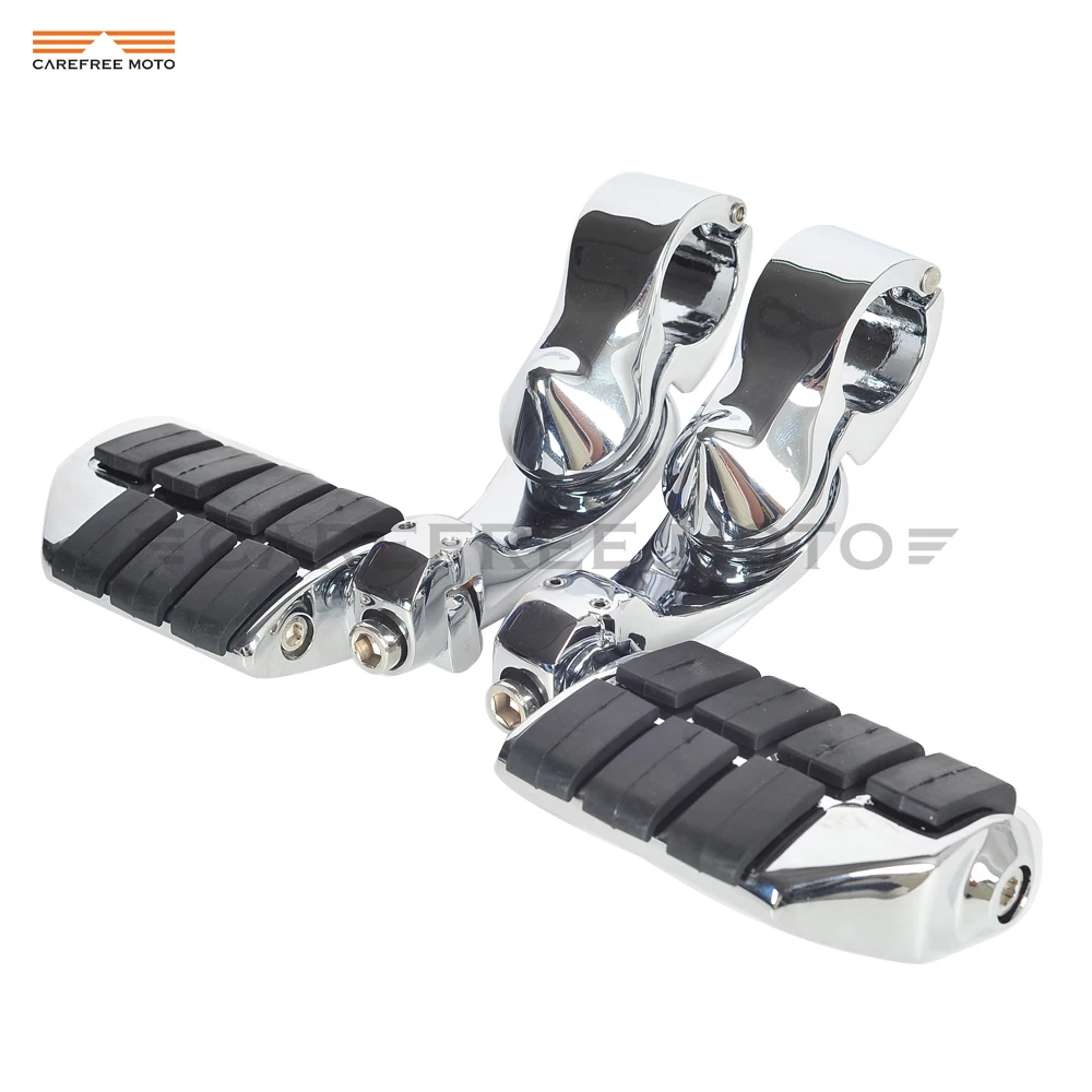 1-1/" 32 мм подставка для ног мотоцикла чехол для Honda Suzuki Kawasaki Yamaha Harley Электра король дорог улица Glide