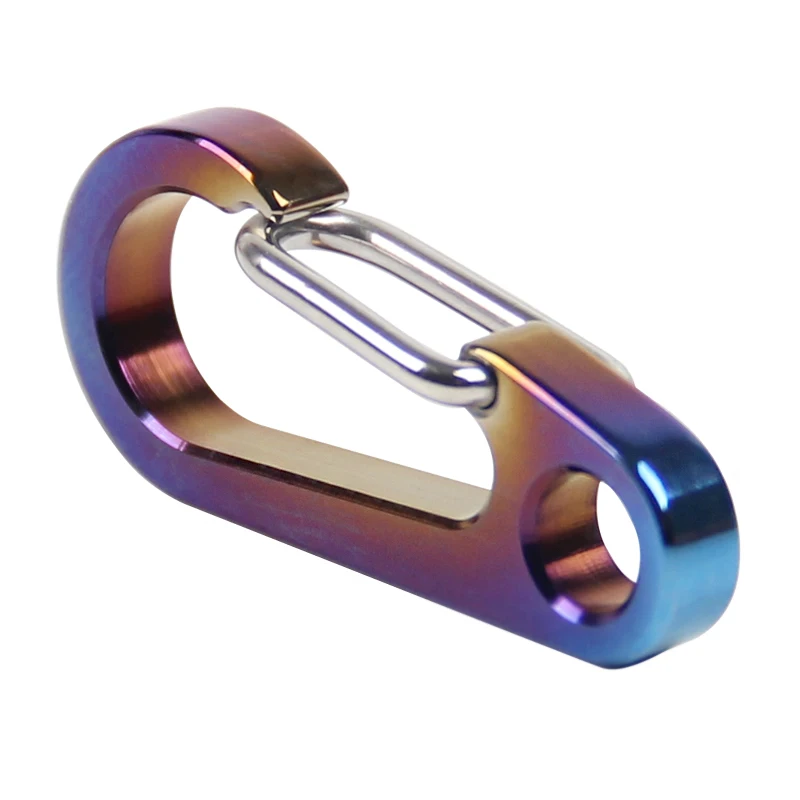 

Tiartisan Titanium travel-style high load-bearing carabiner outdoor hook EDC tool 45cm keychain