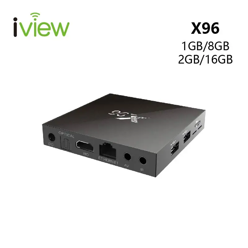 ТВ приставка Andoid X96 с четырехъядерным чипсетом Amlogic S905X ОЗУ 1 ГБ/2 Гб ПЗУ 8 ГБ/16 ГБ