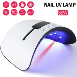 36W UV Lamp LED Nail Polish Lamp Nail Dryer Gels Polish Sun Light Lamp Dryer Infrared Sensing Timer Smart LCD Display Manicure 36W UV Lamp LED Nail Polish Lamp Nail Dryer Gels Polish Sun Light Lamp Dryer Infrared Sensing Timer Smart LCD Display Manicure