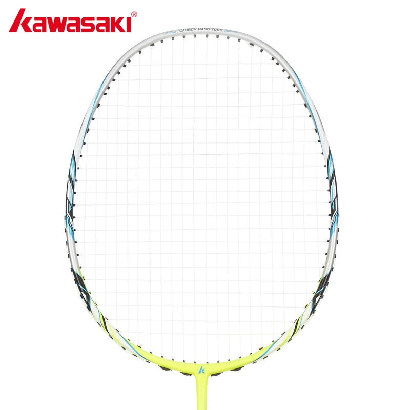 

KAWASAKI High Tension S710 18-35 LBS Badminton Graphite Racket Stringing Racquet for Junior Beginners High Quality