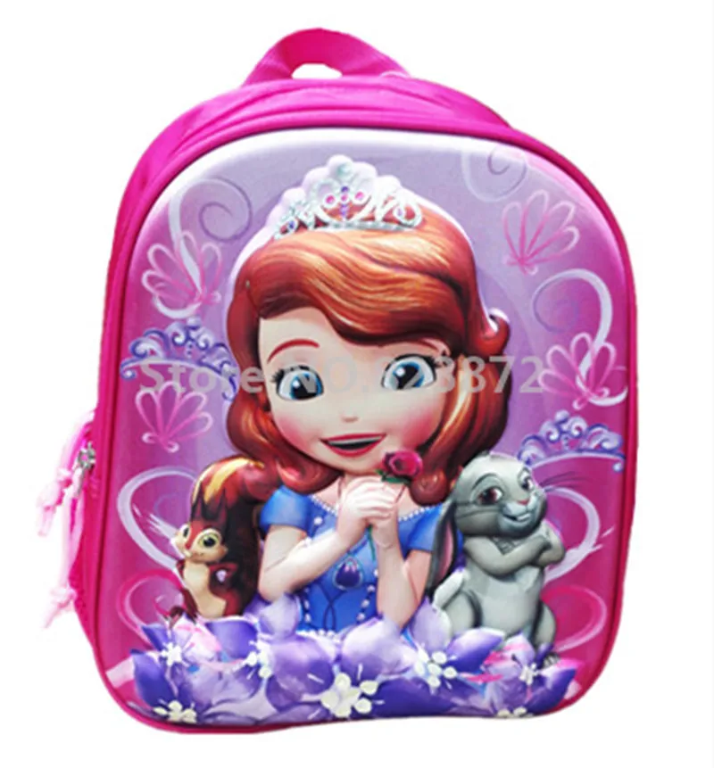 

3D Princess Sofia The First Backpack Children School Bags for Baby Girls Kindergarten Preschool Backpacks Kids Bag Schoolbag