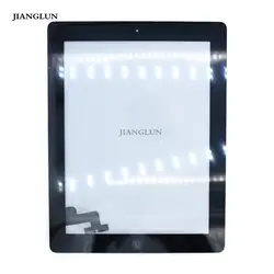JIANGLUN ЖК-дисплей Сенсорный экран планшета с Главная Кнопка для Apple iPad 2 A1395 черный, белый цвет