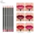 Pudaier 6pcs Beauty Makeup Matte Lip Liner Set Карандаш для Губ Contor Стойкая Водонепроницаемая Шелковистая Гладкая Косметика Lipliner