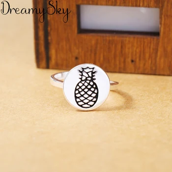 

Personality Punk Retro 925 Sterling Silver Round Rings For Women Simple Ladies Adjustable Size Ring Wedding Jewelry Anillos