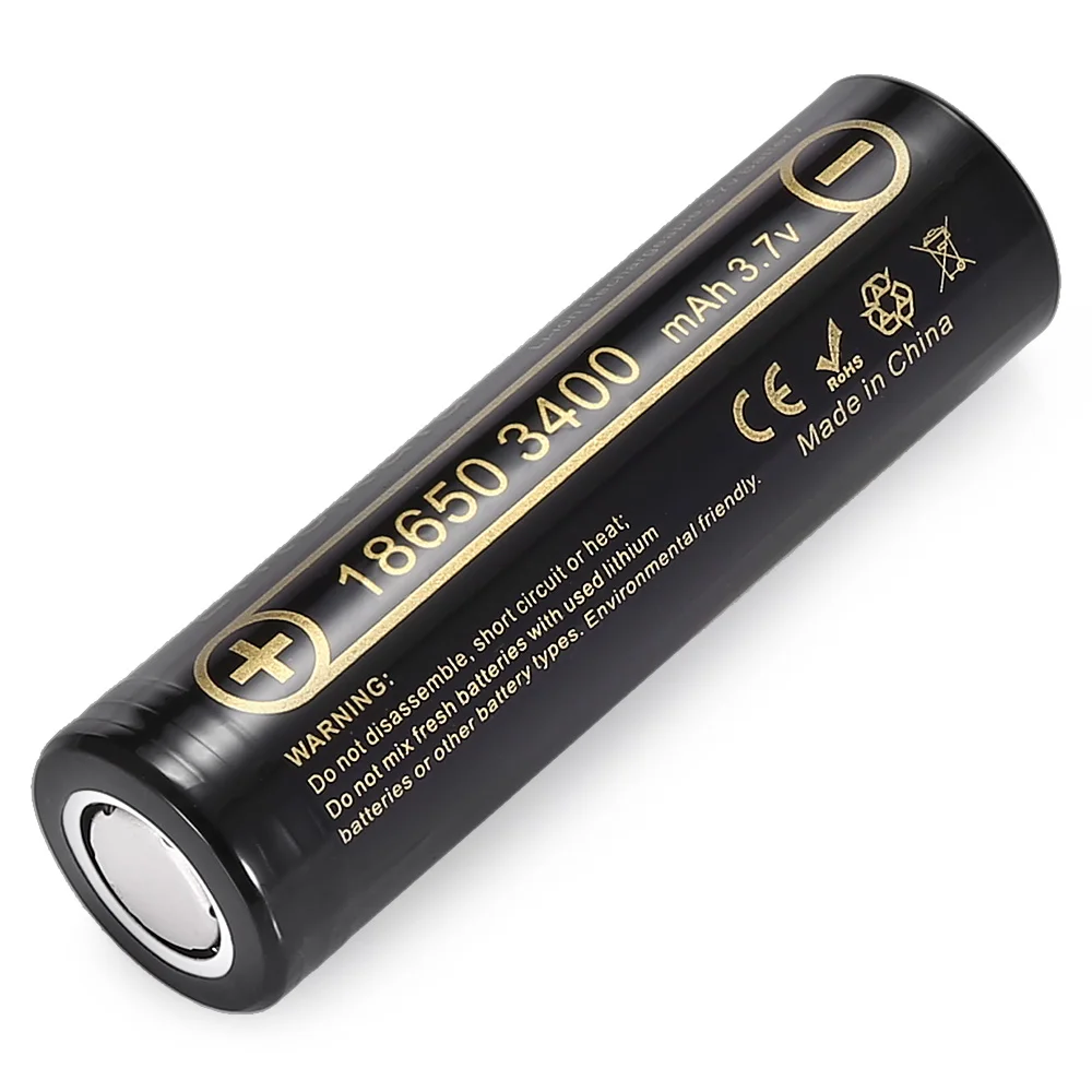 

HK LiitoKala Lii-34A for 3.7V 18650 3400mah battery for NCR18650B 34B Rechargeable Battery for flashlight/torches/Lamp
