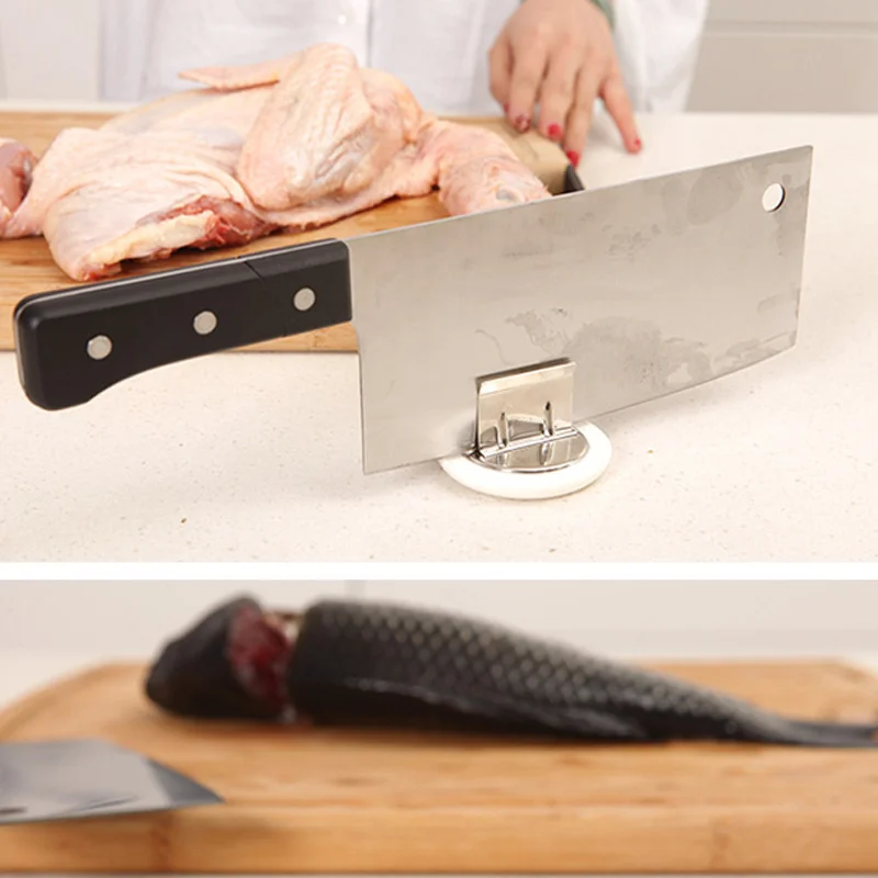 Креативная кухонная утварь, режущий усилитель овощей, бытовой из нержавеющей стали для резки мяса, силовой колпачок для ножей, многофункциональный