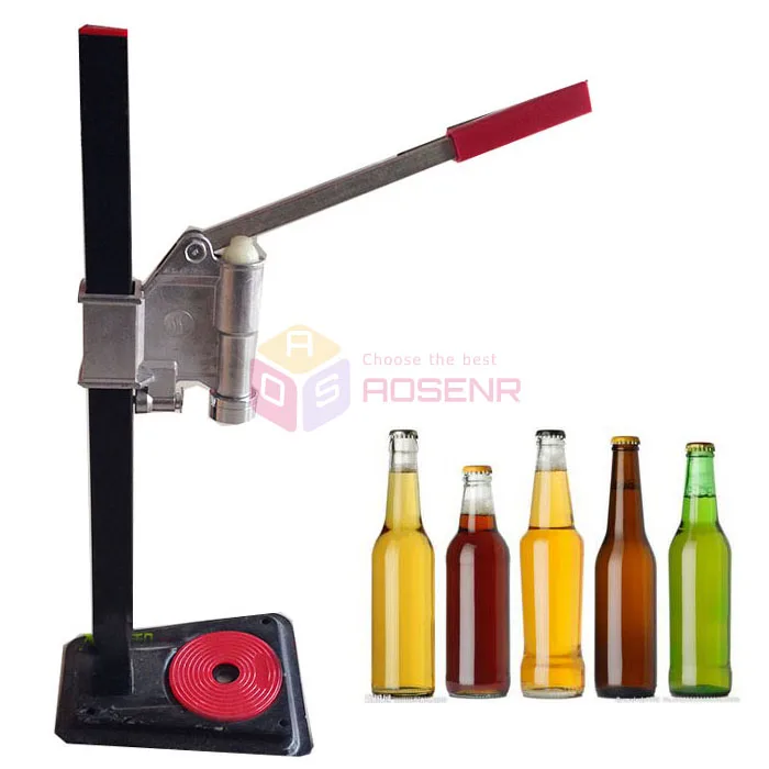 Manual Beer Bottle Capping Machine Soda Water Capper Beer Lid Sealing