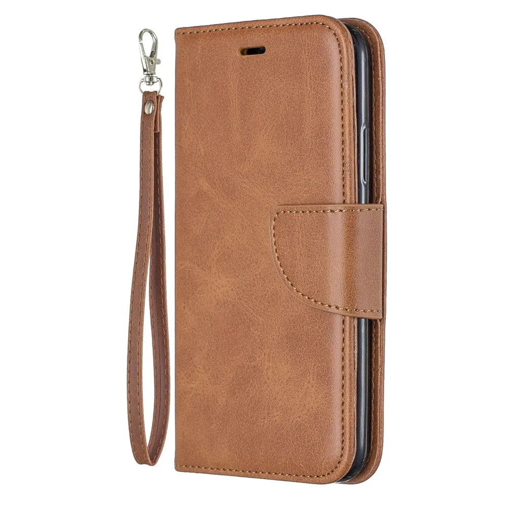 Business Leather Flip Case For Nokia 7/6/6.1/5/5.1/3/2.2 Magnetic Leather Wallet Phone Cases For 2.1/2.2/3.1/3.2/4.2 Cover coque - Цвет: Brown