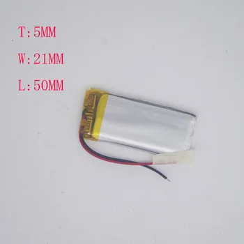 

3.7 V Polymer Lithium Battery 502550/502150 Sound Recorder PIN Card Speaker Learning Machine 500MAH