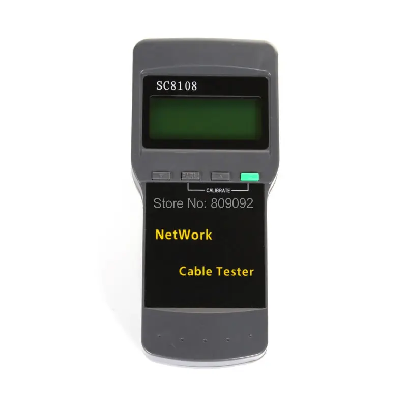 Беспроводной Портативный sc8108 ЖК-дисплей Дисплей Беспроводной сетевой кабель метр тестер RJ45 сетевой кабель телефонной линии тестер