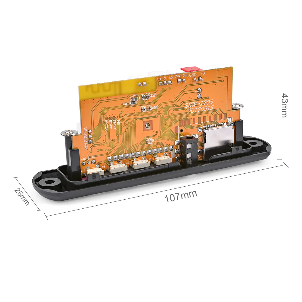  AIYIMA 5V Bluetooth 4.2 Bluetooth Decoder Scheda Audio HD MP5 Car Audio Decoder USB FM Aux Radio Su