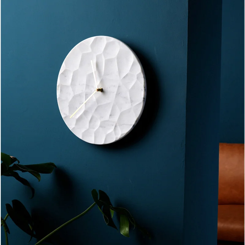 Бетонная настенная форма в виде часов креативная гостиная спальня круговой узор цементные Часы Руководство силиконовая форма